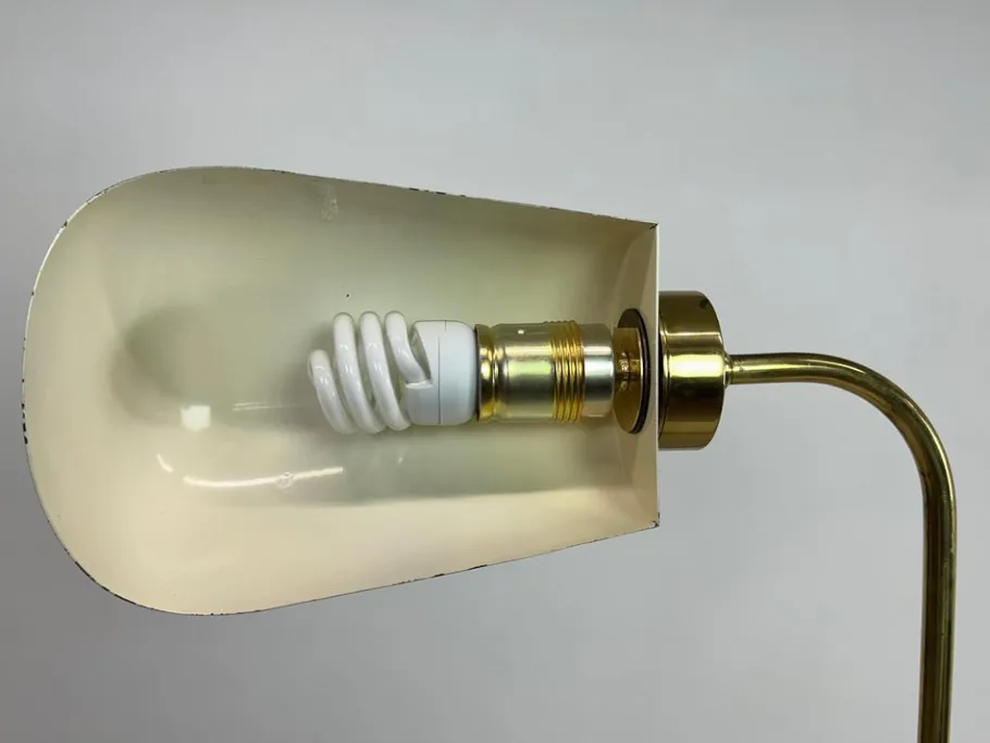 Best Pamono Mid-Century Modern Brass Floor Lamp, 1930s