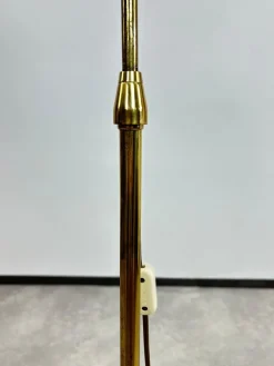 Best Pamono Mid-Century Modern Brass Floor Lamp, 1930s