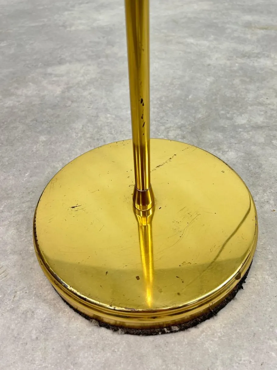 Best Pamono Mid-Century Modern Brass Floor Lamp, 1930s