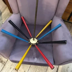 Best Pamono Mid-Century Modern Brass Sputnik Chandelier from Arredoluce, 1950s