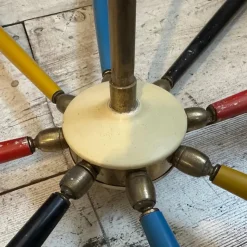 Best Pamono Mid-Century Modern Brass Sputnik Chandelier from Arredoluce, 1950s