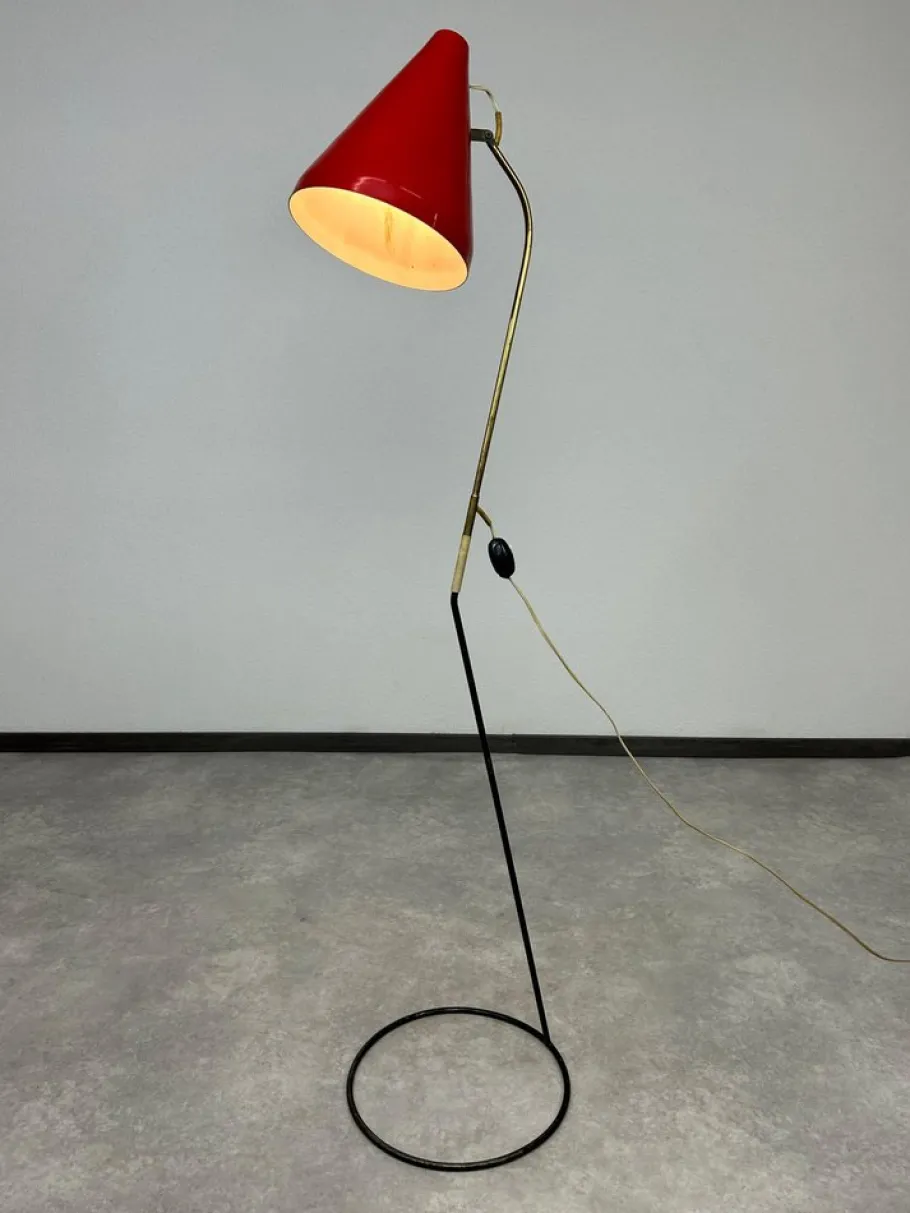 New Pamono Mid-Century Modern Floor Lamp, 1950s
