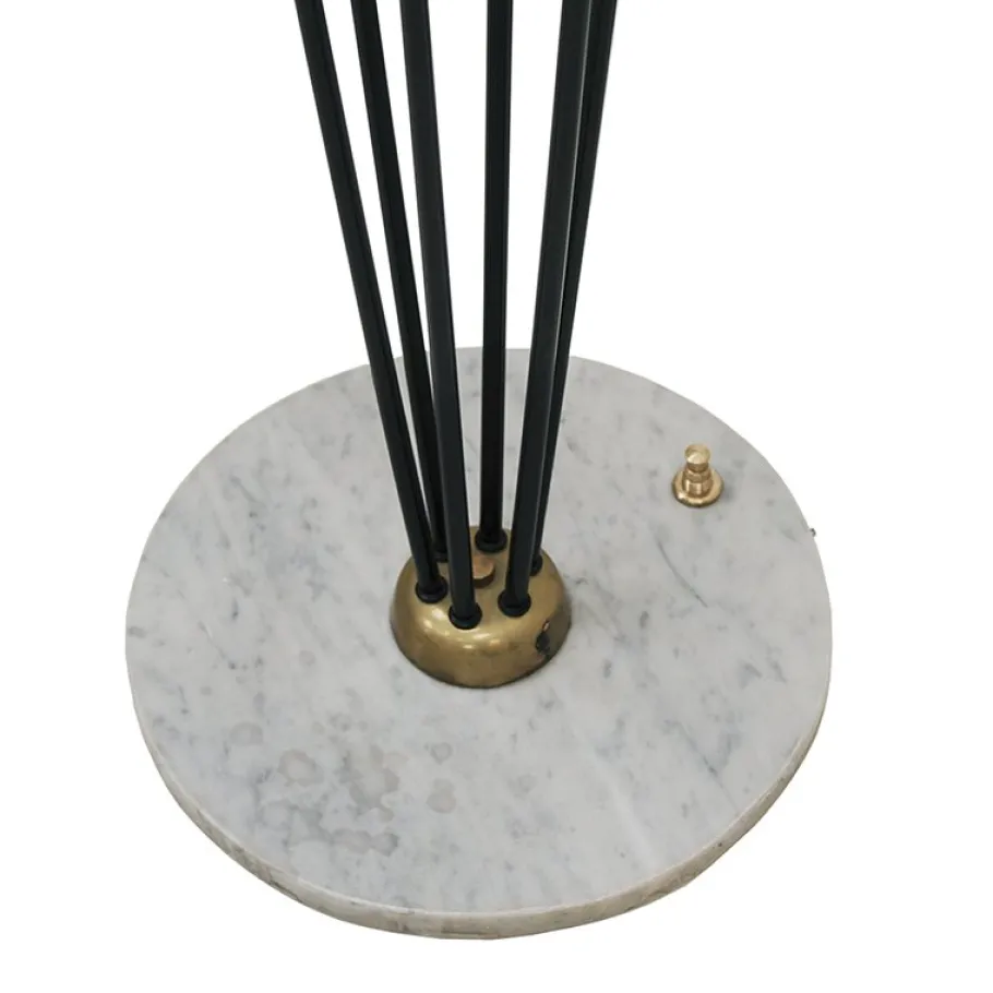 Pamono Mid-Century Modern Floor Lamp from Stilnovo, Italy, 1950s