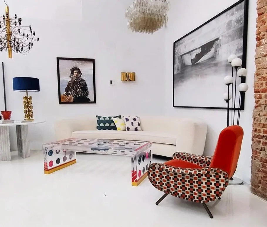 Pamono Mid-Century Modern Floor Lamp from Stilnovo, Italy, 1950s