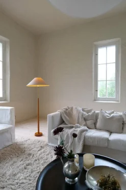 Hot Pamono Mid-Century Modern Floor Lamp in Teak and Brass, 1960s