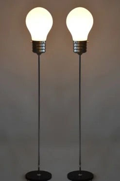 Outlet Pamono Mid-Century Modern Floor Lamp in Beech and Chrome, 1970s