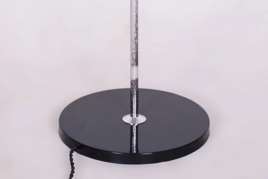 Outlet Pamono Mid-Century Modern Floor Lamp in Beech and Chrome, 1970s