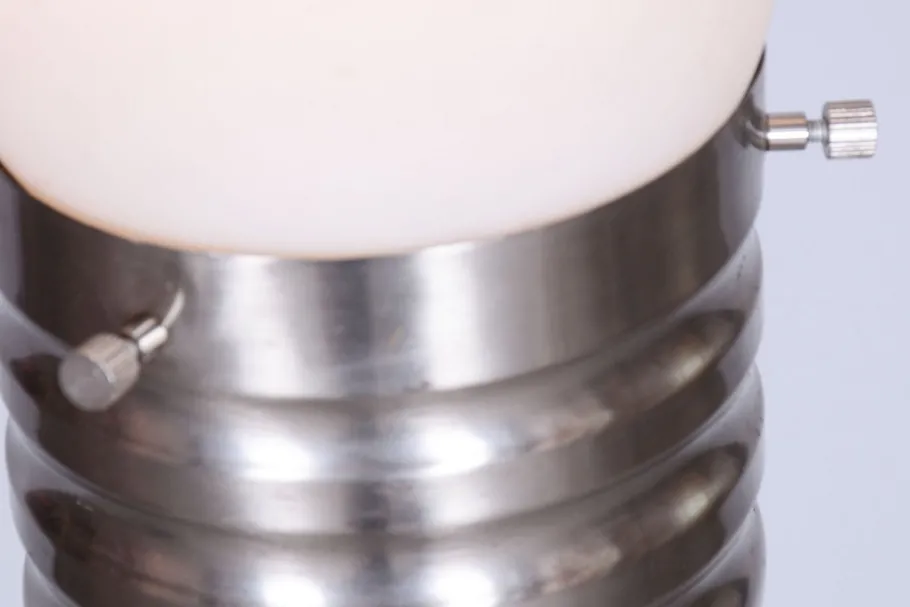 Outlet Pamono Mid-Century Modern Floor Lamp in Beech and Chrome, 1970s