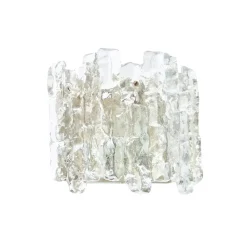 Best Pamono Mid-Century Modern Ice Glass Wall Lamps by J.T. Kalmar for Kalmar Franken, 1960s, Set of 2