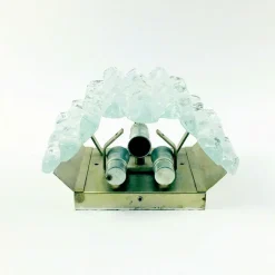 Best Pamono Mid-Century Modern Ice Glass Wall Lamps by J.T. Kalmar for Kalmar Franken, 1960s, Set of 2