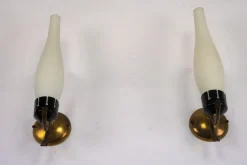 Best Pamono Mid-Century Modern Italian Sconces, 1950s, Set of 2