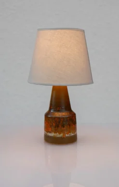 Clearance Pamono Mid-Century Modern Pottery Lamp from Tilgmans, 1960s