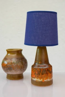 Clearance Pamono Mid-Century Modern Pottery Lamp from Tilgmans, 1960s