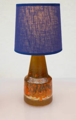 Clearance Pamono Mid-Century Modern Pottery Lamp from Tilgmans, 1960s