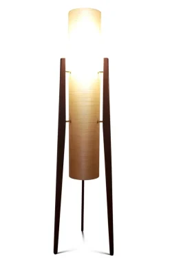 Online Pamono Mid-Century Modern Rocket Floor Lamp with Tripod Teak Frame by Sered Novoplast, Czechoslovakia, 1960s
