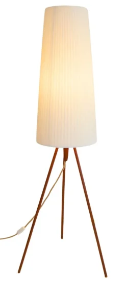 Best Pamono Mid-Century Modern Scandinavian Three-Legged Floor Lamp in Teak, 1960s
