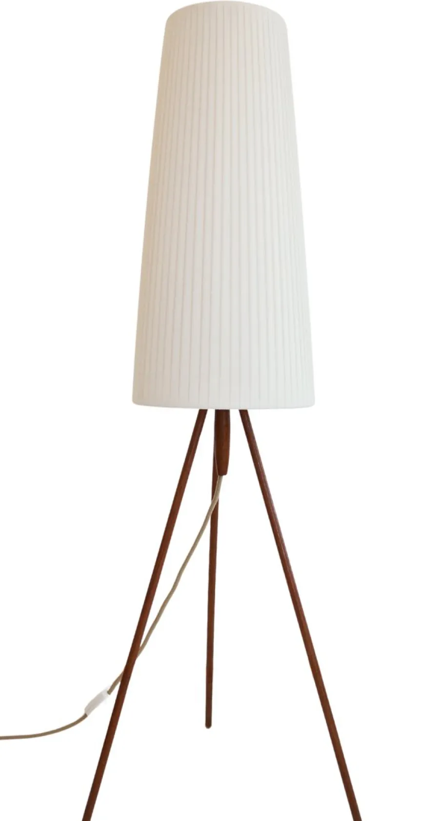 Best Pamono Mid-Century Modern Scandinavian Three-Legged Floor Lamp in Teak, 1960s
