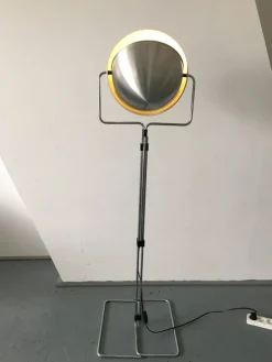 Clearance Pamono Mid-Century Modern Space Age Eclipse Floor Lamp by Raak, 1964