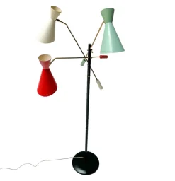 Online Pamono Mid-Century Modern Triënnale Floor Lamp by J.J.M. Hoogervorst for Anvia, 1950s