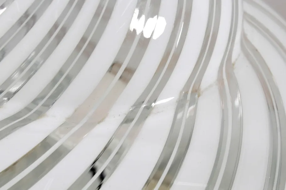 Best Pamono Mid-Century Murano Glass and Metal Table Lamps by F. Fabbian, Italy, 1970s, Set of 2