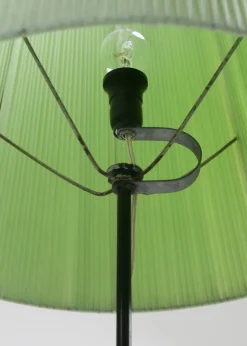 Discount Pamono Mid-Century Plissé Floor Lamp with Stand, 1950s