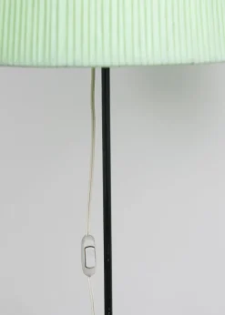 Discount Pamono Mid-Century Plissé Floor Lamp with Stand, 1950s
