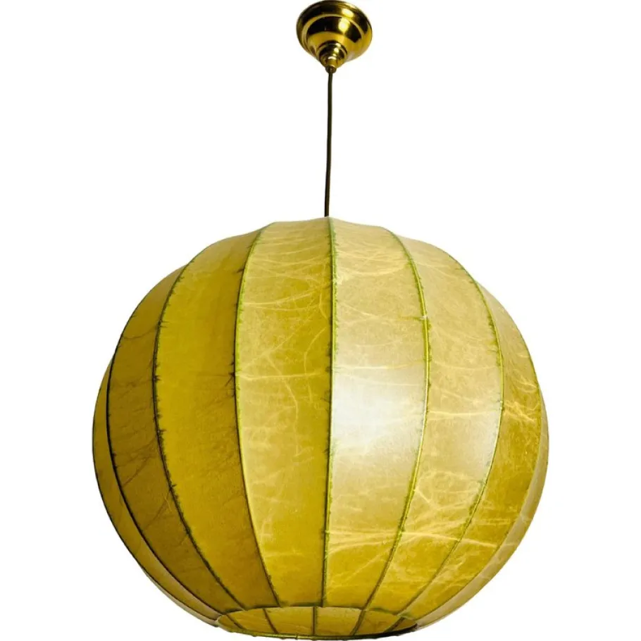 Online Pamono Mid-Century Round Cocoon Pendant Lamp by Achille Castiglioni, Italy, 1960s