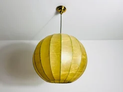 Online Pamono Mid-Century Round Cocoon Pendant Lamp by Achille Castiglioni, Italy, 1960s