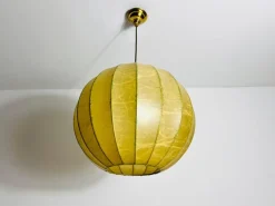 Online Pamono Mid-Century Round Cocoon Pendant Lamp by Achille Castiglioni, Italy, 1960s