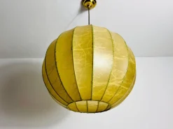 Online Pamono Mid-Century Round Cocoon Pendant Lamp by Achille Castiglioni, Italy, 1960s