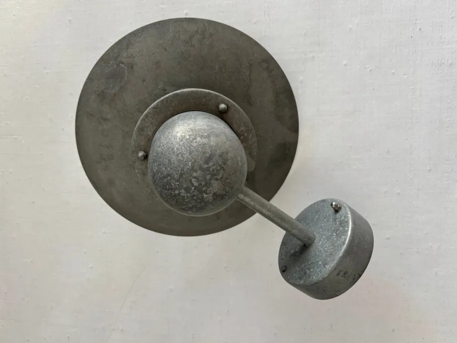 Best Pamono Mid-Century Scandinavian Metal Outdoor Wall Lamp by Louis Poulsen, 1950s