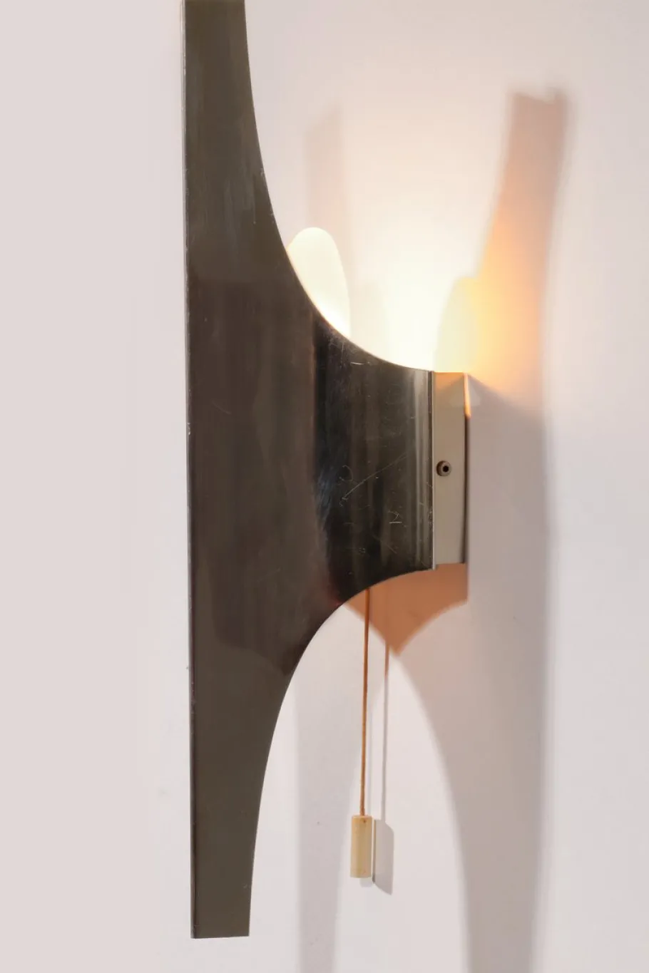 Best Pamono Mid-Century Silver Wall Lamp by Wilhelm Braun Feldweg for Doria Leuchten, Germany, 1960, Set of 3