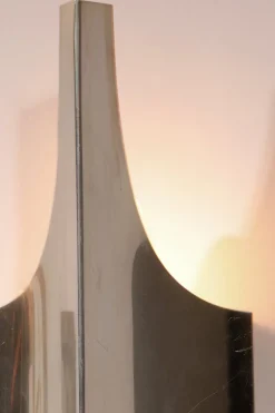 Best Pamono Mid-Century Silver Wall Lamp by Wilhelm Braun Feldweg for Doria Leuchten, Germany, 1960, Set of 3