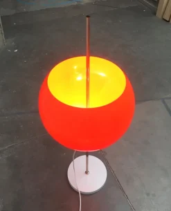 New Pamono Mid-Century Space Age Ball Floor Lamp, 1960s