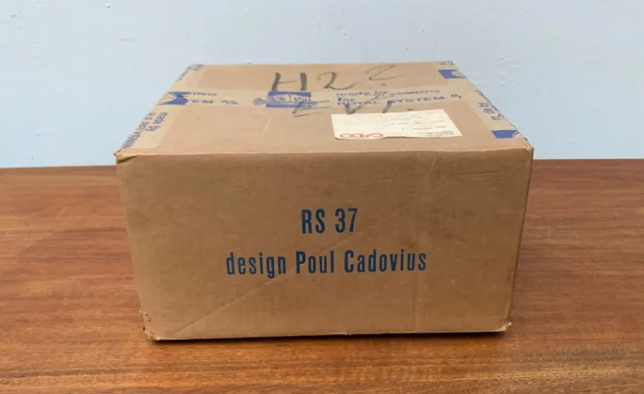 Best Pamono Mid-Century Space Age Danish RS 37 Flower Lamp by Poul Cadovius for Cado, 1960s