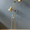 Sale Pamono Mid-Century Space Age Floor Lamp with Aluminium Spotlights, 1970s