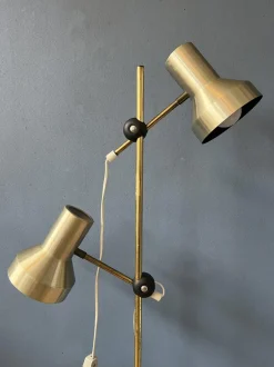 Sale Pamono Mid-Century Space Age Floor Lamp with Aluminium Spotlights, 1970s