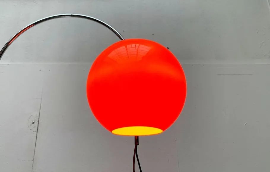 Best Pamono Mid-Century Space Age German Arc Floor Lamp from Wila, 1960s