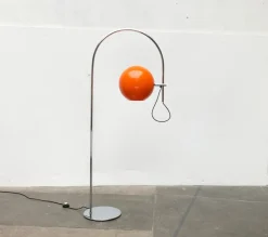 Best Pamono Mid-Century Space Age German Arc Floor Lamp from Wila, 1960s