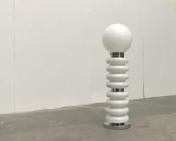 New Pamono Mid-Century Space Age Glass Floor Lamp by Carlo Nason for JBS, 1960s