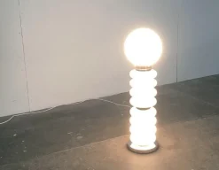 New Pamono Mid-Century Space Age Glass Floor Lamp by Carlo Nason for JBS, 1960s