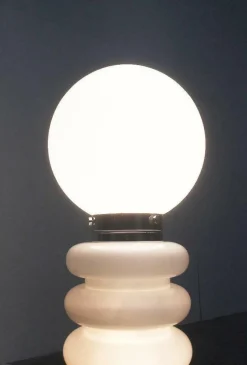 New Pamono Mid-Century Space Age Glass Floor Lamp by Carlo Nason for JBS, 1960s