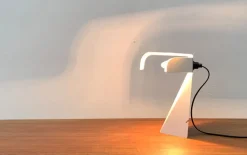 Best Pamono Mid-Century Space Age Italian Minimalist Tole Table Lamp by G. Grego, 1960s