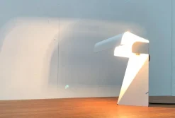 Best Pamono Mid-Century Space Age Italian Minimalist Tole Table Lamp by G. Grego, 1960s