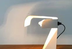 Best Pamono Mid-Century Space Age Italian Minimalist Tole Table Lamp by G. Grego, 1960s