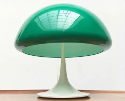 Best Pamono Mid-Century Space Age Italian Green Early Model Toledo Table Lamp by Luigi Massoni for Harvey Guzzini, 1960s