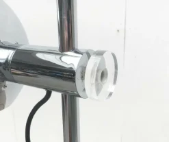 Pamono Mid-Century Space Age Metal Chrome Arc Floor Lamp from Cosack, 1960s