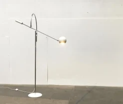 Best Pamono Mid-Century Space Age Model Orbiter Floor Lamp by Robert Sonneman for Luci Italia, 1960s