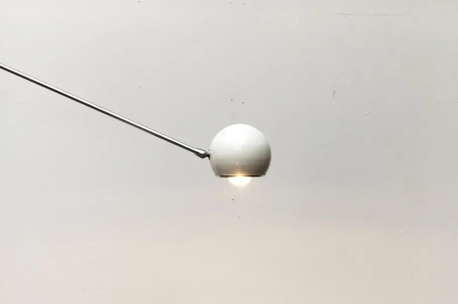 Best Pamono Mid-Century Space Age Model Orbiter Floor Lamp by Robert Sonneman for Luci Italia, 1960s