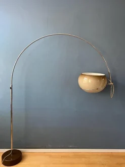 Discount Pamono Mid-Century Space Age Mushroom Arc Floor Lamp from Gepo